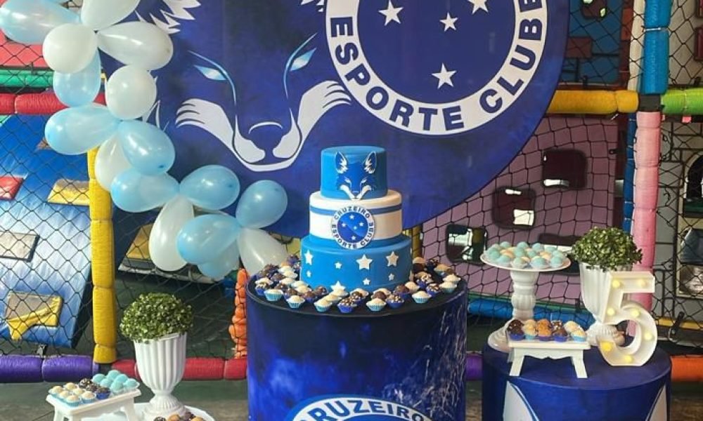 Kit Decoração para Aniversário do Cruzeiro